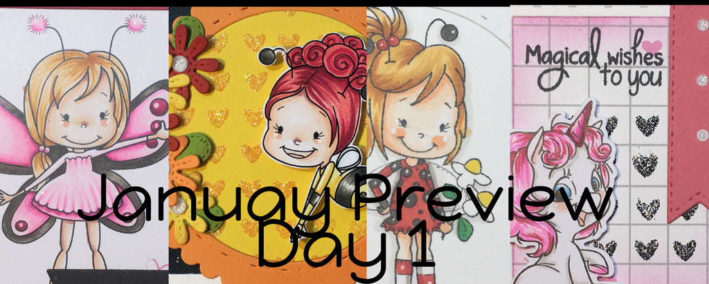 January Preview Day 1: Rubber Stamps, In & Out Dies, and Stencils